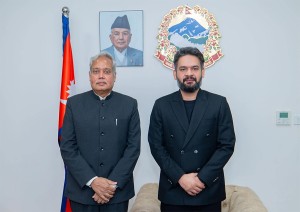 दक्षिणका राजदूत संगको प्रधानमन्त्रीको भेट सकियो, उत्तरका राजदूतको पालो दिउँसो 
