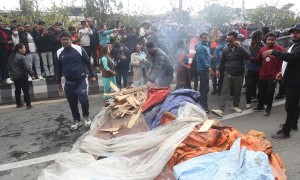 ओलीको गिरफ्तारी विरूद्ध माइतीघर क्षेत्रमा प्रदर्शन, अवस्था उग्र 