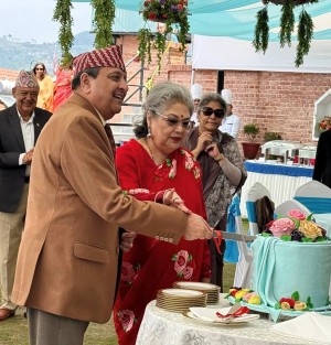 नगरकोट पुगेर पूर्वराजा ज्ञानेन्द्रले उधूमले मनाए ५५ औँ बैवाहिक वर्षगाँठ