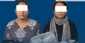 दुई जना भारतीय महिला १४ किलो थाई गाँजासहित समातिए 