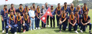 नेपाली राष्ट्रिय क्रिकेट टिमको बिदाइ, त्रिकोणात्मक सिरिज खेल्न स्कटल्याण्ड प्रस्थान