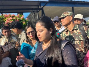 रवि लामिछानेको निर्वाचन क्षेत्रमा पुगेर भूमि मन्त्री रावलले सुनाईन् यस्ता कुरा