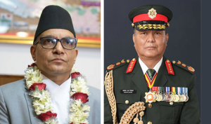 प्रधानन्यायाधीश शर्मापछि प्रधानसेनापति सिग्देल किन गए चीन ?