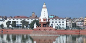 रानीपोखरीको बीचमा रहेको बालगोपालेश्वर मन्दिर आज बिहानैदेखि खुला