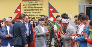 राष्ट्रपति रामचन्द्र संखुवासभाको मादी पुगे