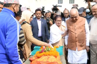 एमाले अध्यक्ष केपी शर्मा ओलीलाई पितृशोक