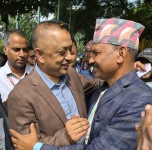 गगन थापाका काका ससुरालाई रोल्पाली आचार्यले सहमहामन्त्रीमा हराए