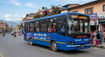 साउन १ गतेदेखि काठमाडौं उपत्यकामा पहिलो चरणको ‘ब्लू बस’ सेवा सञ्चालन हुने