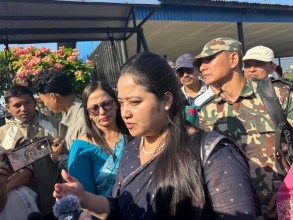 रवि लामिछानेको निर्वाचन क्षेत्रमा पुगेर भूमि मन्त्री रावलले सुनाईन् यस्ता कुरा
