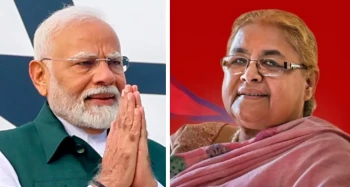 अन्तरिम सरकारकी प्रधानमन्त्री कार्कीले गरिन् मोदी सँग २० मिनेट गफ 