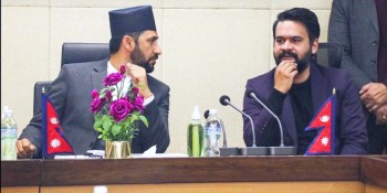 रास्वपाका पूर्व सांसदको घरमा रवि र बालेनको गफगाफ 