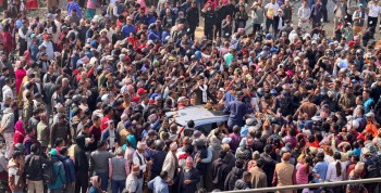 जनकपुरमा चिप्लिएर घाईते भएका रवि पोखराको चिप्लेढुंगा पुगे 