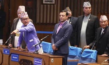 रास्वपाको पलेंटी पेलेर सभामुखले चलाए सदन, राप्रपाले फर्कायो पिठ्यू 