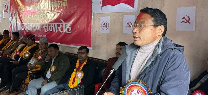 प्रधानमन्त्री ओलीकै गृह जिल्ला पुगेर वर्षमानले फेरि खन्याए तातोपानी