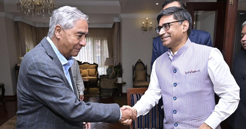 दुई दिने भ्रमण सकेर भारतीय विदेश सचिव विक्रम मिस्री स्वदेश फर्किए