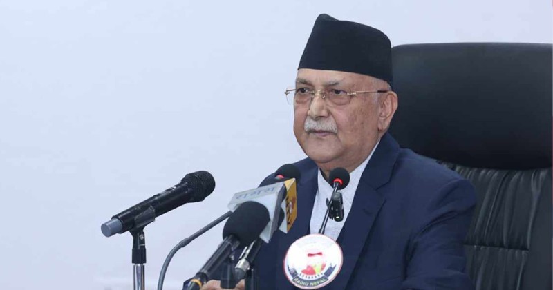 प्रचण्डले खबरदारी सभामा दिएको दनकको जवाफ ओलीले यसरी फर्काए