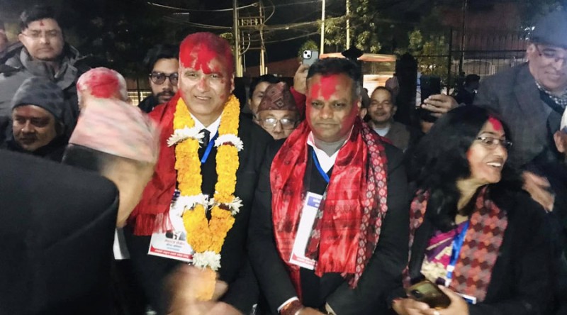 सर्वोच्च अदालत बार एसोसिएसनको अध्यक्षमा पोखरेल, कसले कति मत पाए ?