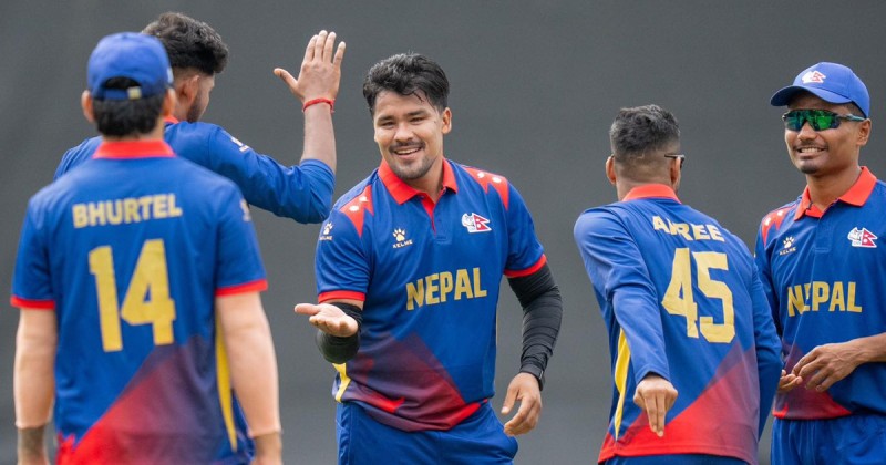 प्रधानमन्त्री ओलीले क्रिकेट खेलाडीलाई दिए बधाई, गरे प्रशंशा