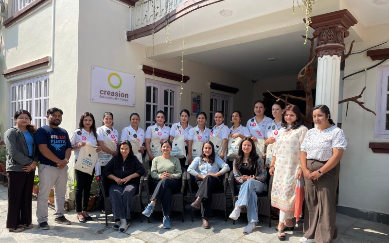 विवाहित सुन्दरीहरुको क्षमता तिखार्न क्रिएसन नेपालले दियो यस्तो प्रशिक्षण