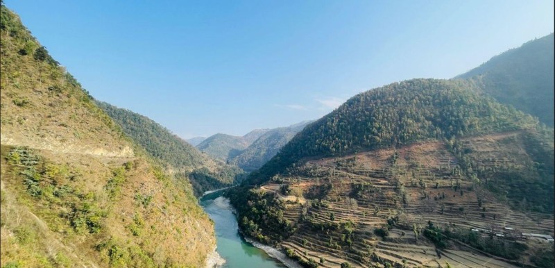 पहिरोका कारण बुढीगण्डकी नदी थुनिन सक्ने जोखिम,  सतर्कता अपनाउन आग्रह