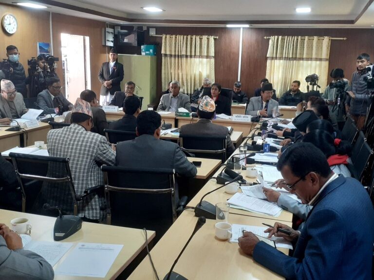 आज तीनवटा संसदीय समितिको बैठक