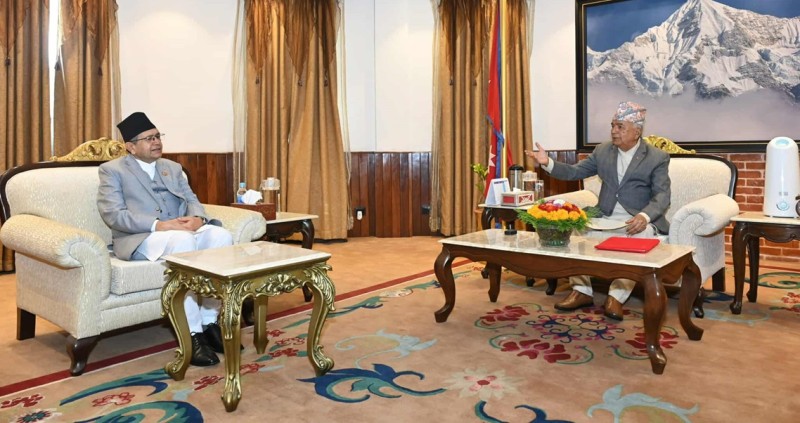 जेनेभा जानु अघि सभामुखले भेटे राष्ट्रपति