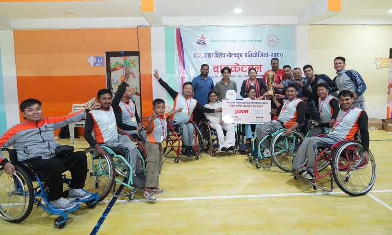 एपीएफ र सुदूरपश्चिमलाई बास्केटबल प्रतियोगिताको उपाधि