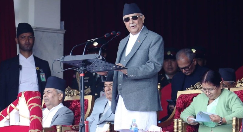 प्रधानमन्त्री ओलीले फागुन सातको यसरी गरे व्याख्या, यस्तो छ सम्बोधनको पाठ