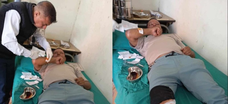 बालेनका कर्मचारीलाई कालोपुलमा कसले हान्यो ढुंगा ?