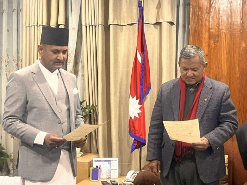 सार्वजनिक सेवा प्रसारण संस्थाका कार्यकारी अध्यक्ष बिष्टलाई लिए सपथ