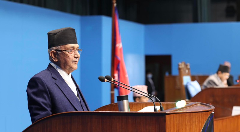 निराशाको तुँवालो हटाउन कांग्रेस र एमालेको जुईनो कसिएको ओलीको दाबी