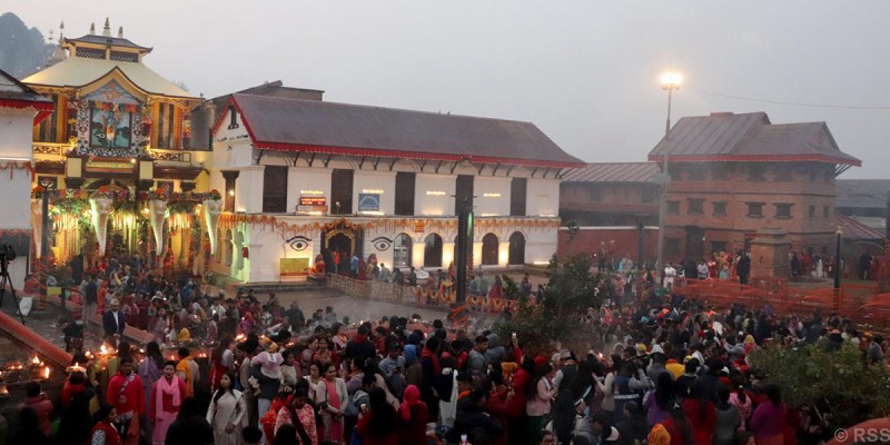तीज भब्य बनाउन लागि पशुपतिमा यसरी मिलाइदैछ तयारी