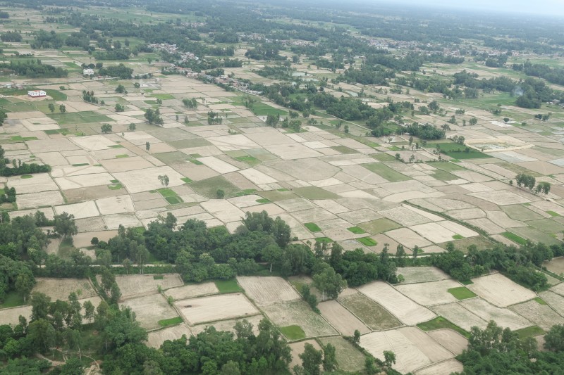 प्रधानमन्त्री ओलीले गरे महोत्तरी र बारा जिल्लाका सुख्खाग्रस्त क्षेत्रको अवलोकन