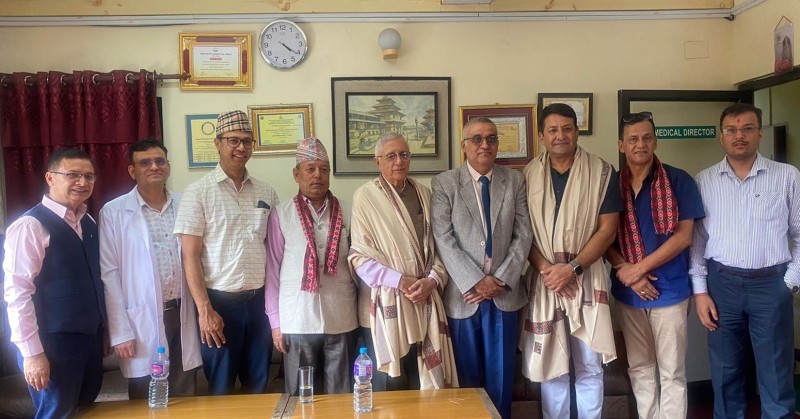 नेपाल अर्थोपेडिक अस्पताललाई शिक्षण संस्थामा विकास गरिनुपर्छ :  नेता डा कोइराला