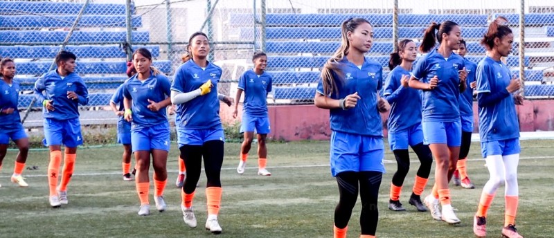 साफ महिला च्याम्पियनसिप अन्तर्गत आज समूह ‘बी’ का अन्तिम खेल हुँदै